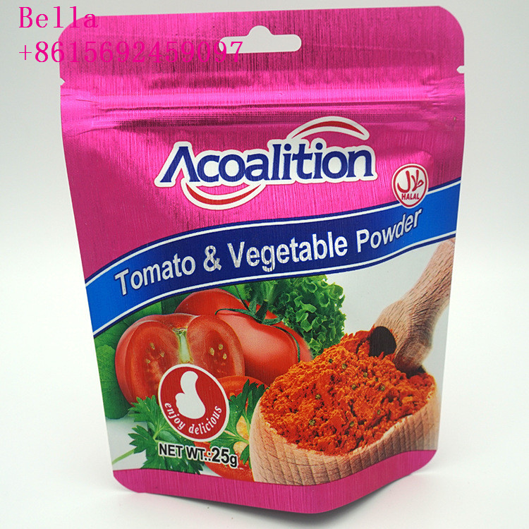 Folia aluminiowa woreczki foliowe z tworzywa sztucznego, worki do pakowania na stojąco dla przemysłu spożywczego