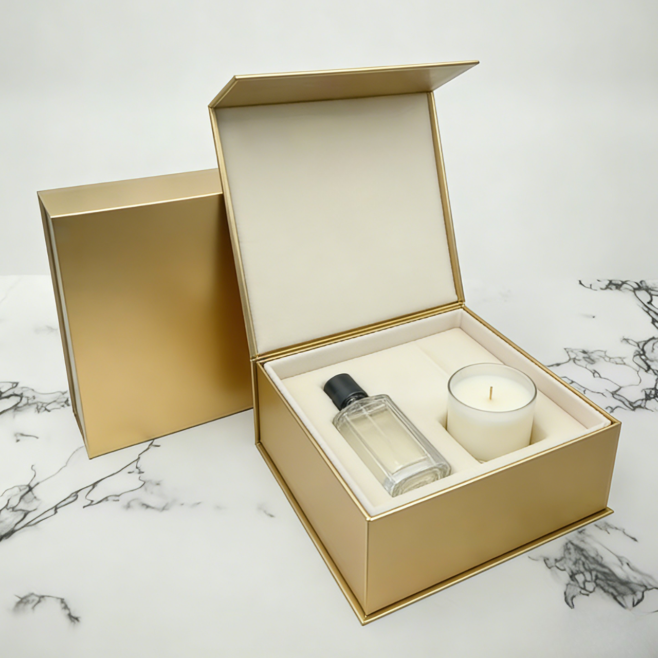 Logo niestandardowe Luksusowe duże matte karton biodegradowalne zamknięcie magnetyczne składane pudełko do opakowań kosmetycznych