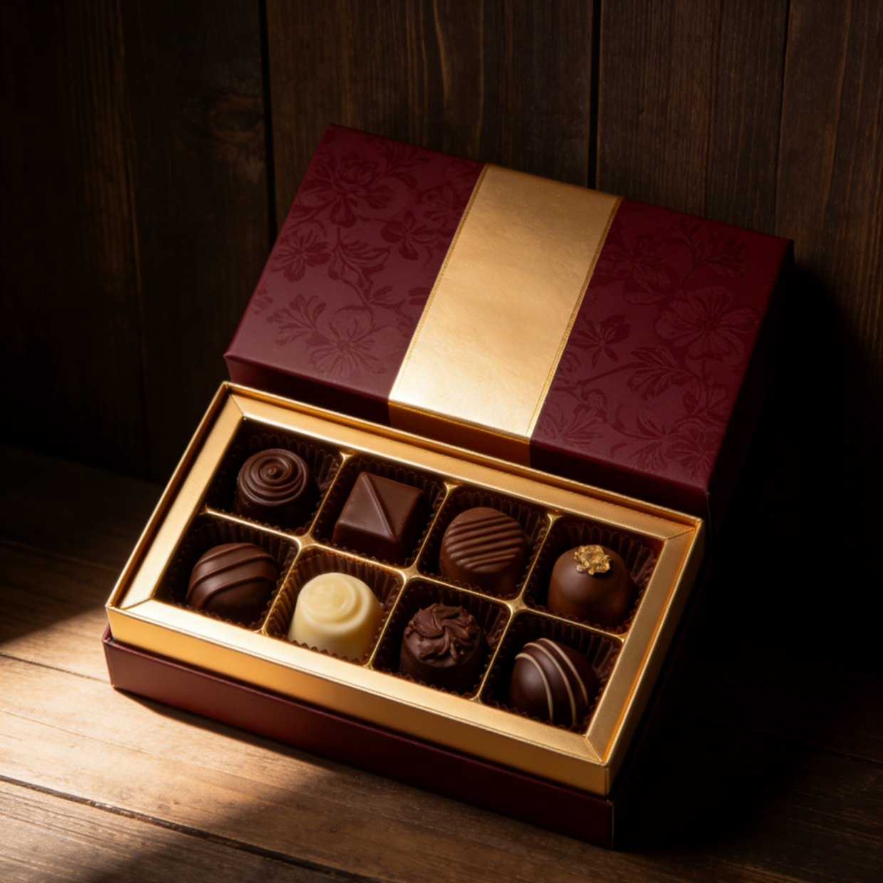 Logo na zamówienie Personalized Chocolate Gift Box Packaging Candy Chocolate Cosmetics Box Empty Chocolate bar Box