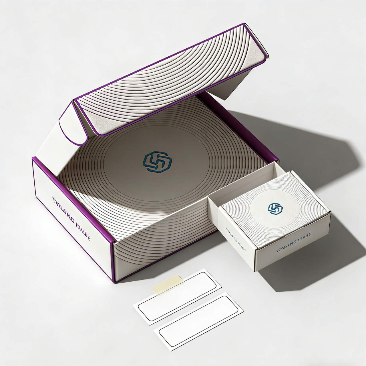 Niestandardowe biodegradowalne foldery do przesyłania prezentów z laminacją Matt i niestandardowym logo