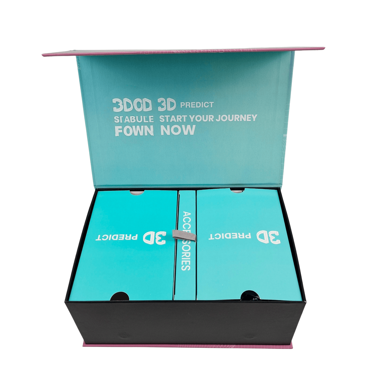 Producentowe, niestandardowe, dentystyczne alignery, opakowanie na zęby z logo, nadające się do recyklingu, luksusowe, magnetyczne pudełko prezentowe z twardego papieru na aparaty ortodontyczne