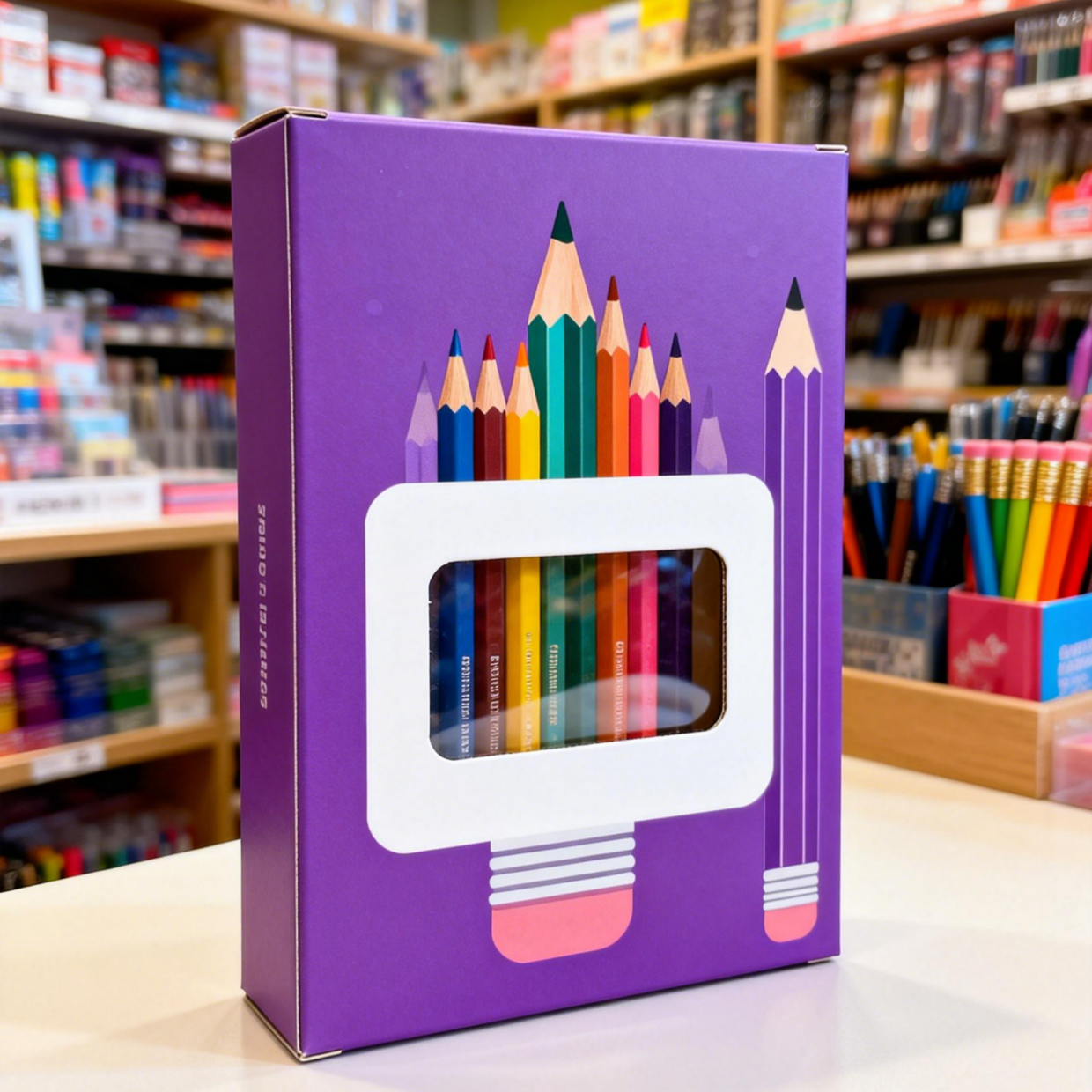 Skrzynka papierowa o wielkości niestandardowej z przejrzystym wyświetlaczem okiennym i grubością 350 g dla opakowań spożywczych