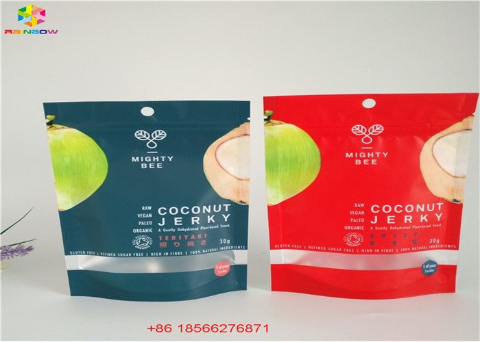 Torebki z folii aluminiowej Opakowania z tworzywa sztucznego Trzy strony zapieczętowane topem Ziplock