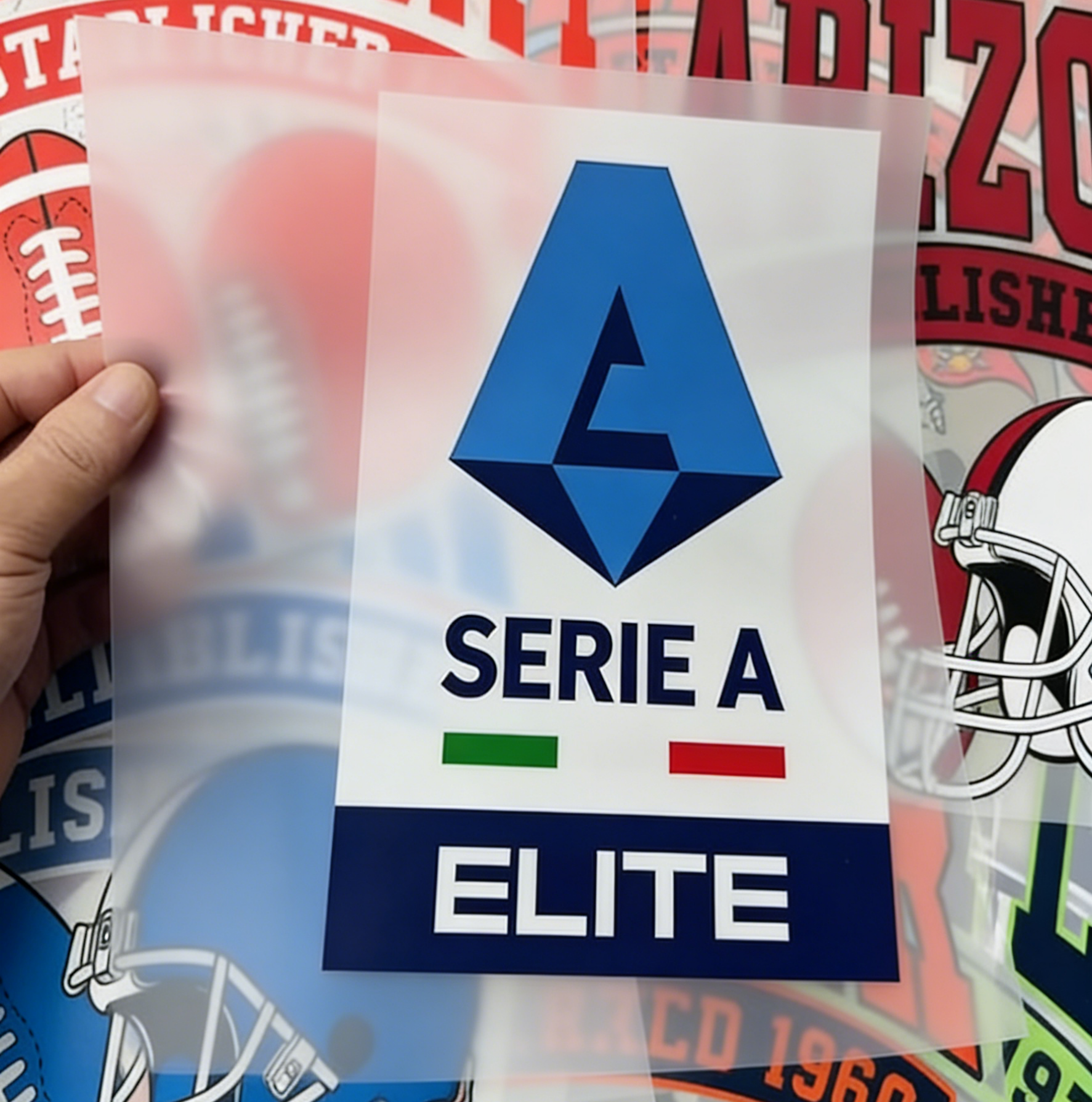 Niestandardowy Glow in the Dark Silver Holografic Heat Press Label Niestandardowy naklejka do odzieży