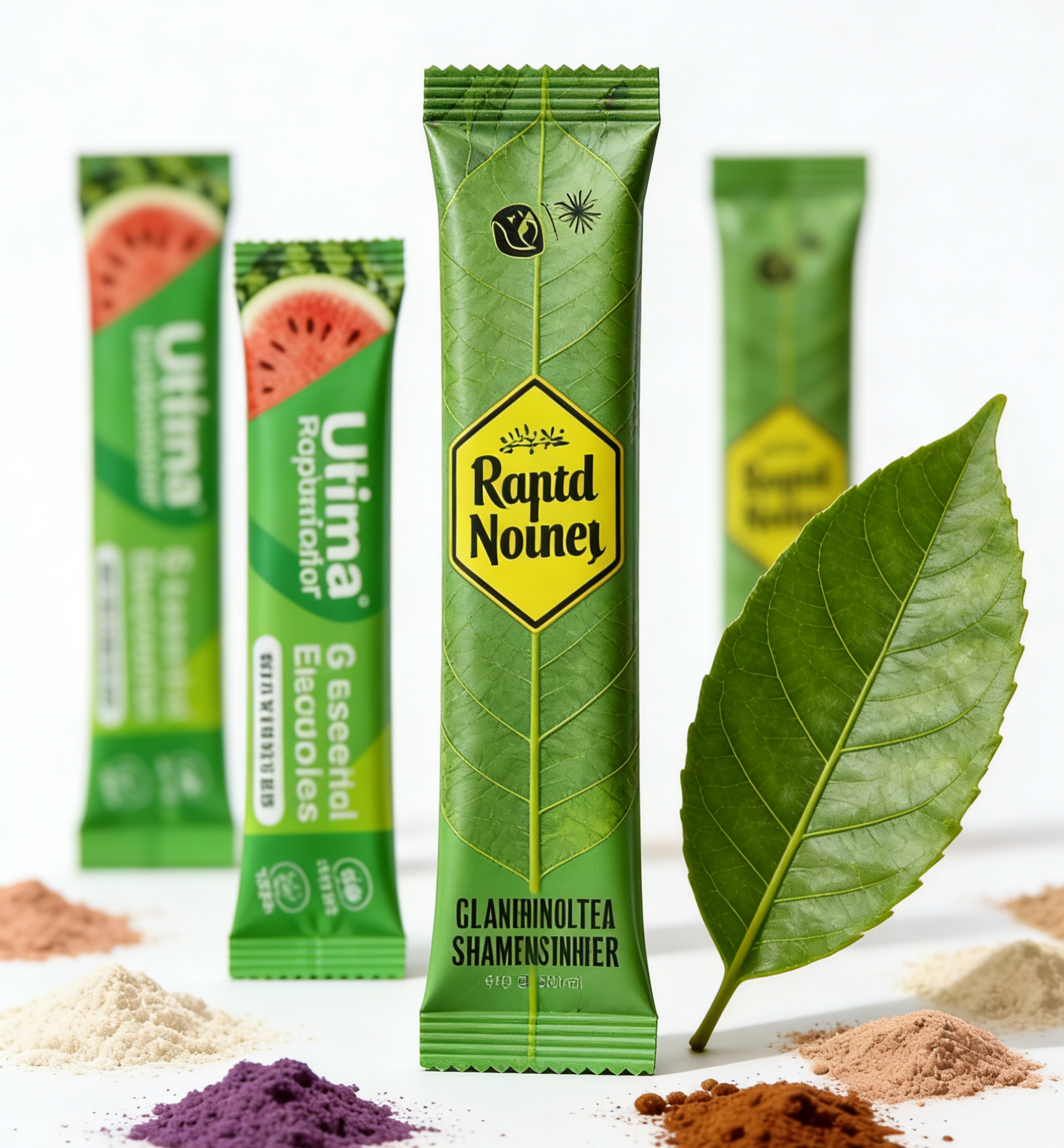 Niestandardowe 1g 3g 5g herbata mleczna w proszku kolagen w proszku saszetka zgrzewalna nadająca się do recyklingu folia aluminiowa PET laminowany zamek błyskawiczny torba na żywność