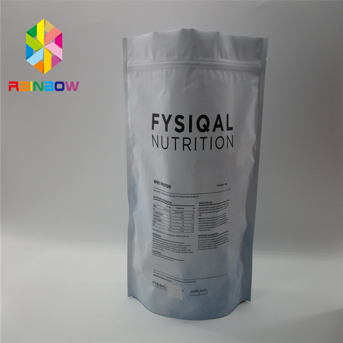 Zamykane na suwak woreczki z tworzywa sztucznego Opakowanie Dwustronne, matowe, złote, płaskie, bezpieczne worki na żywność