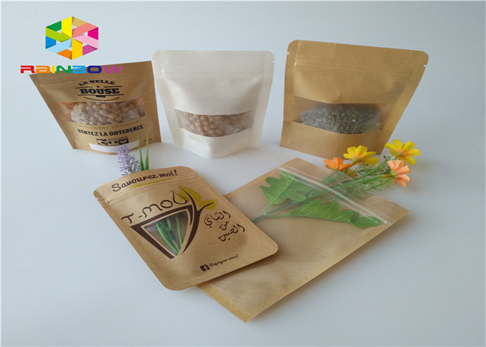 Mała aluminiowa folia Zip Lock Papierowa torebka do pakowania Doypack Matte Effect For Food