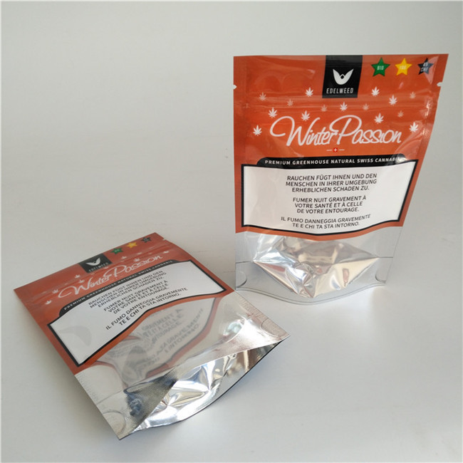 Resealable Matte Stand Up Torby wielokrotnego użytku Ziplock Herbal Incense Pouches Dostosowany rozmiar