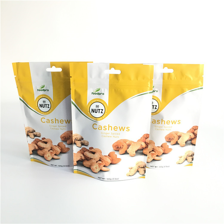 Drukowanie woreczków z tworzyw sztucznych Opakowania Stand Up Zipper Bag Z jednokierunkowym zaworem odgazowującym