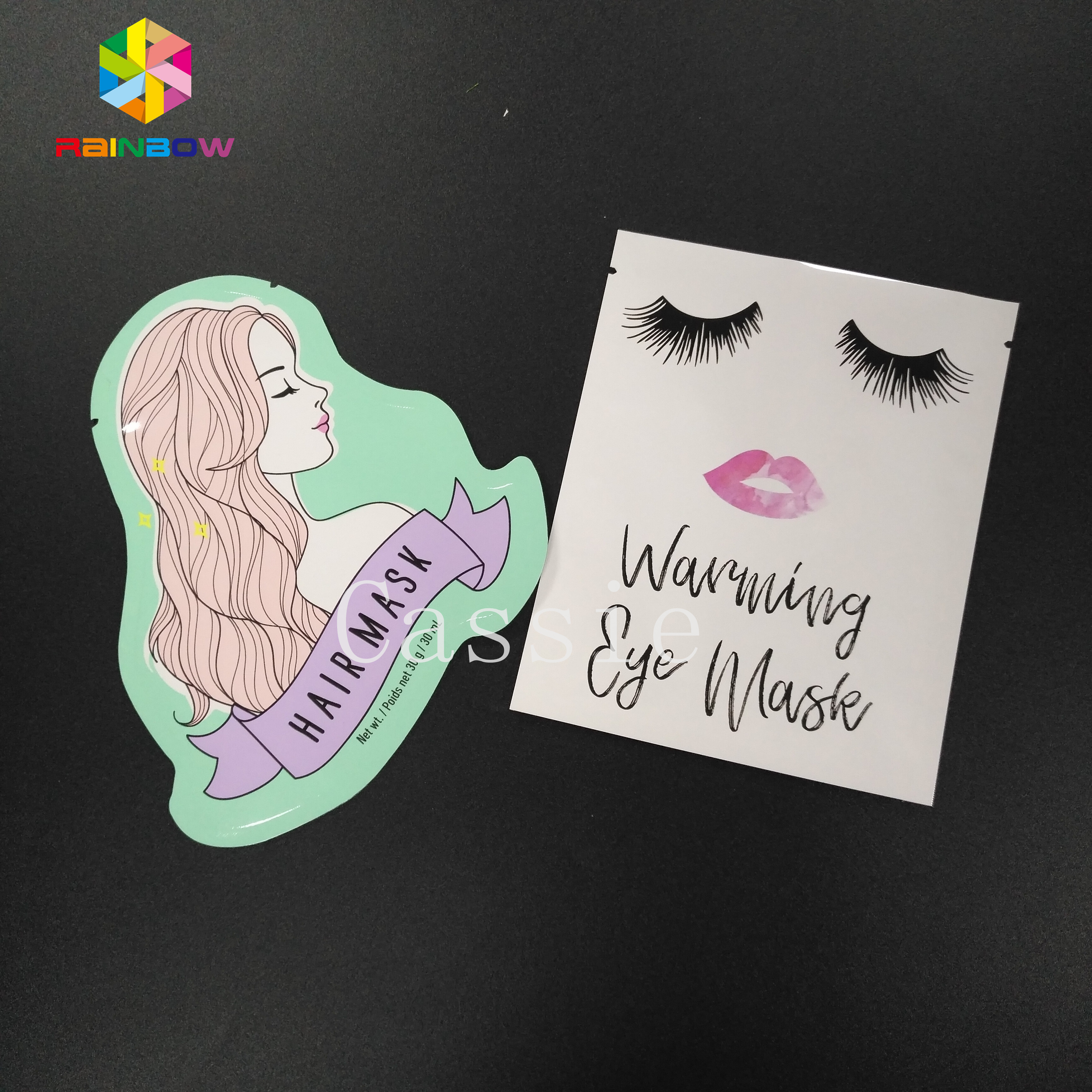 Płaskie torebki z zamknięciem z górnym uchwytem Zamykana folia aluminiowa z wycięciem z wycięciem