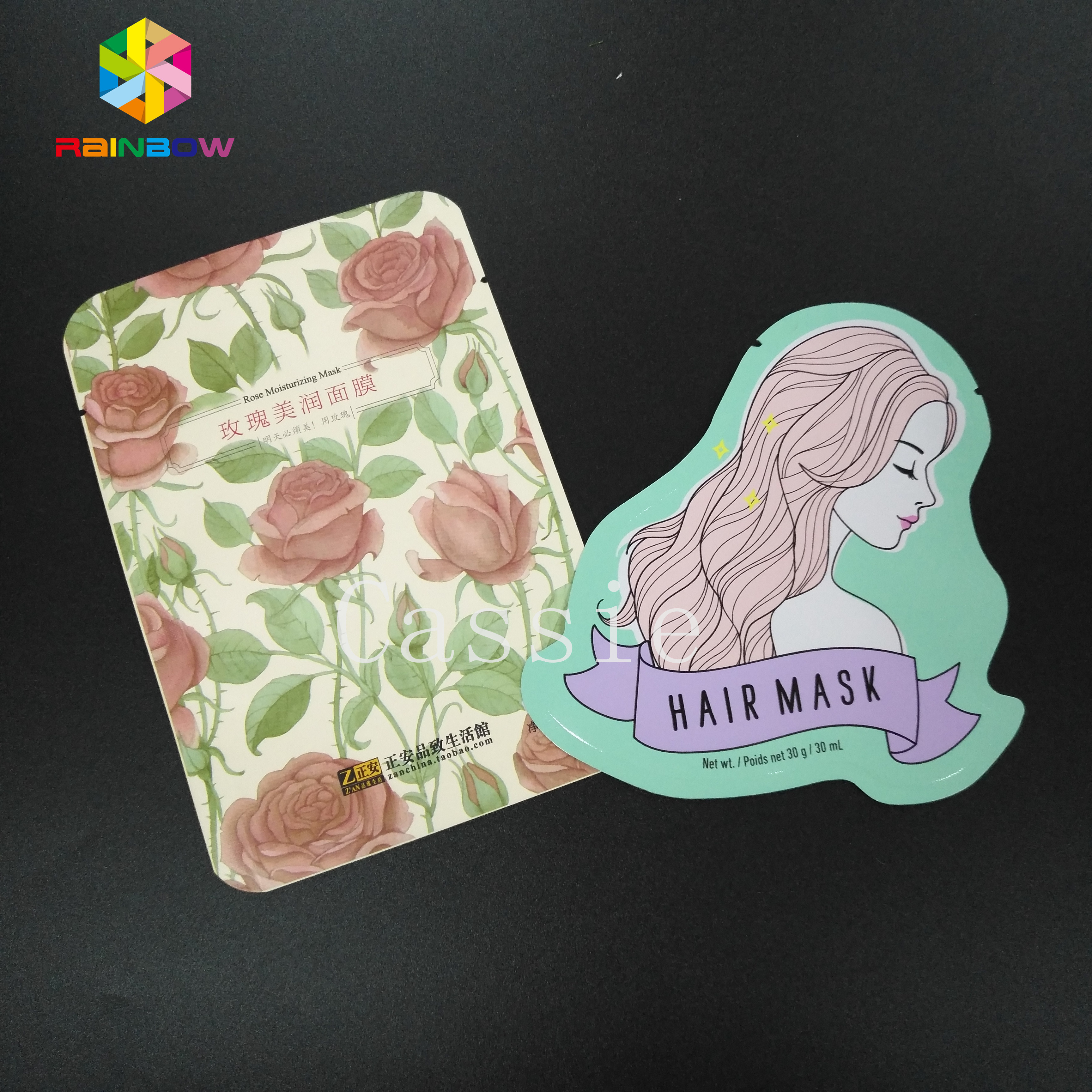 Wielokolorowe torby z blokadą chwytu Mylar Opakowanie z folią próbną Otwarte do pakowania w proszku