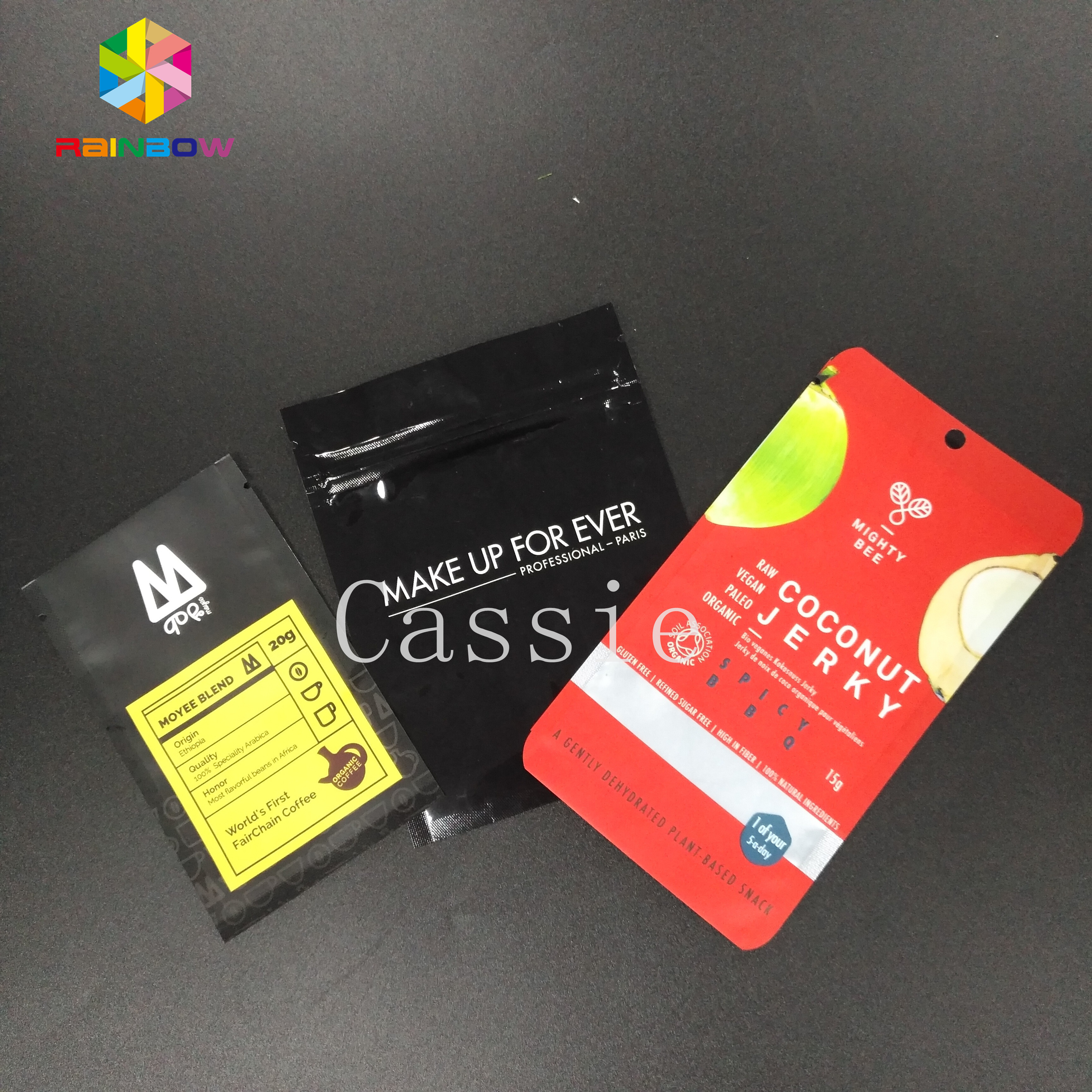 Woreczki foliowe foliowe z tworzywa sztucznego Opakowanie Specjalny kształt kremowy worek na olej