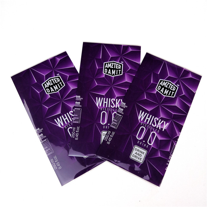 Odporne na promieniowanie UV etykiety termokurczliwe Wodoodporne kolorowe do plastikowych etykiet na butelki z wodą