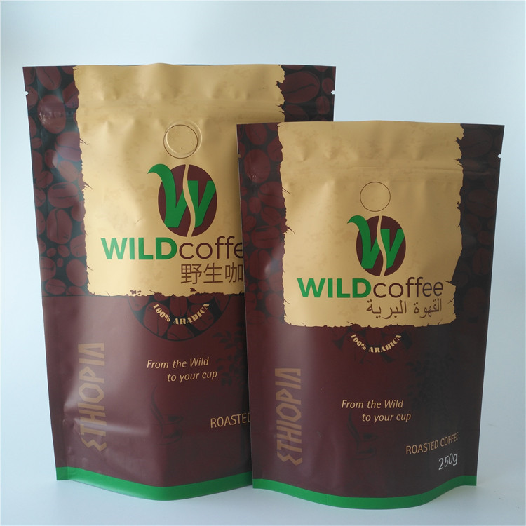 Folia aluminiowa z nadrukiem na zamówienie Stand Up Pouch Recykling Matte Finish PDA SGS Approval