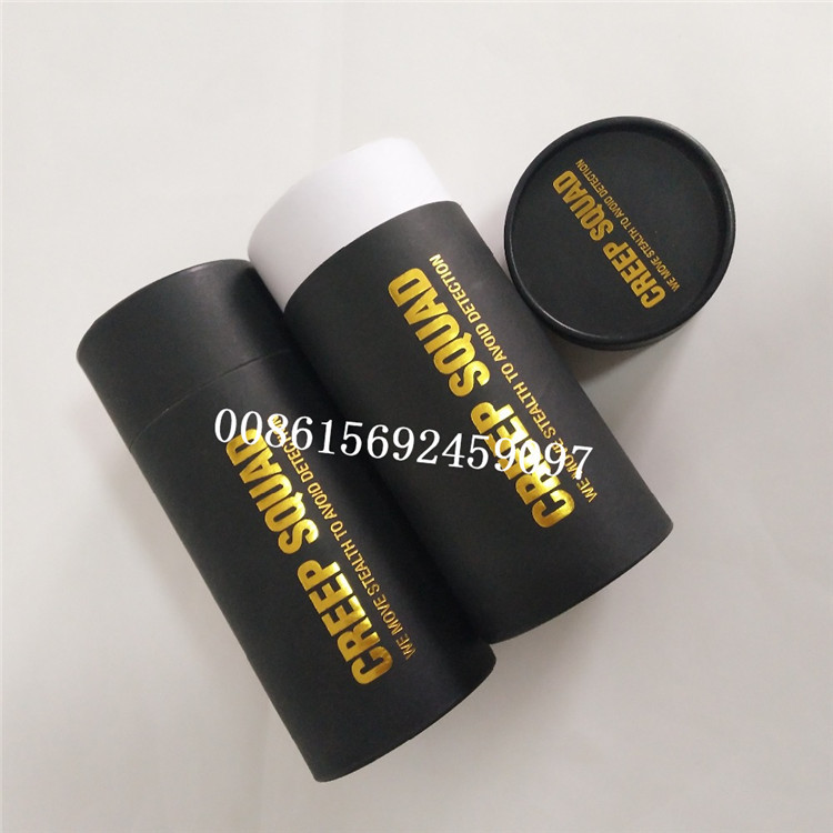 Biodegradowalne kartonowe opakowanie kartonowe Dostosowane logo ze złotym tłoczeniem