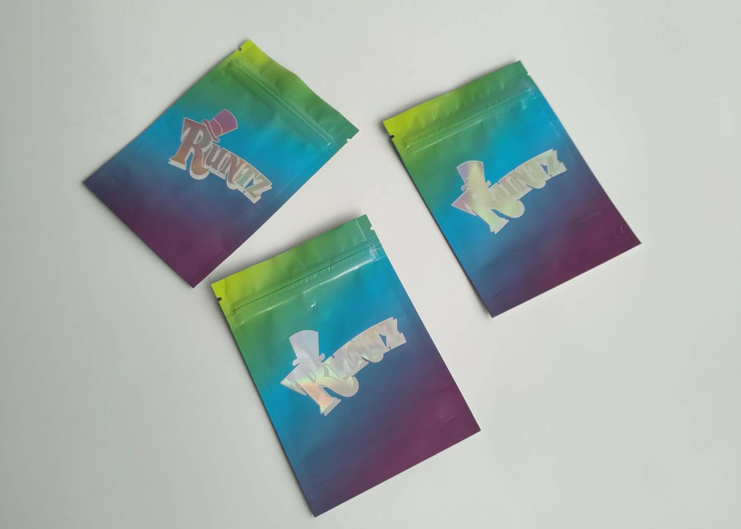 Woreczki plastikowe odporne na dzieci Opakowanie Cindy Runtz Zipper Bag Finished Folie