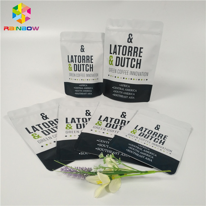 Opakowanie z folii aluminiowej Ziplock Zawór wielokrotnego zamykania Torba na wklęsłodruk