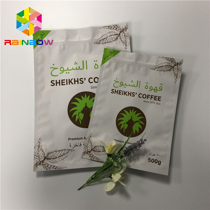 Kraft Paper Resealable Stand Up Pouches Laminowane torby foliowe z folii aluminiowej