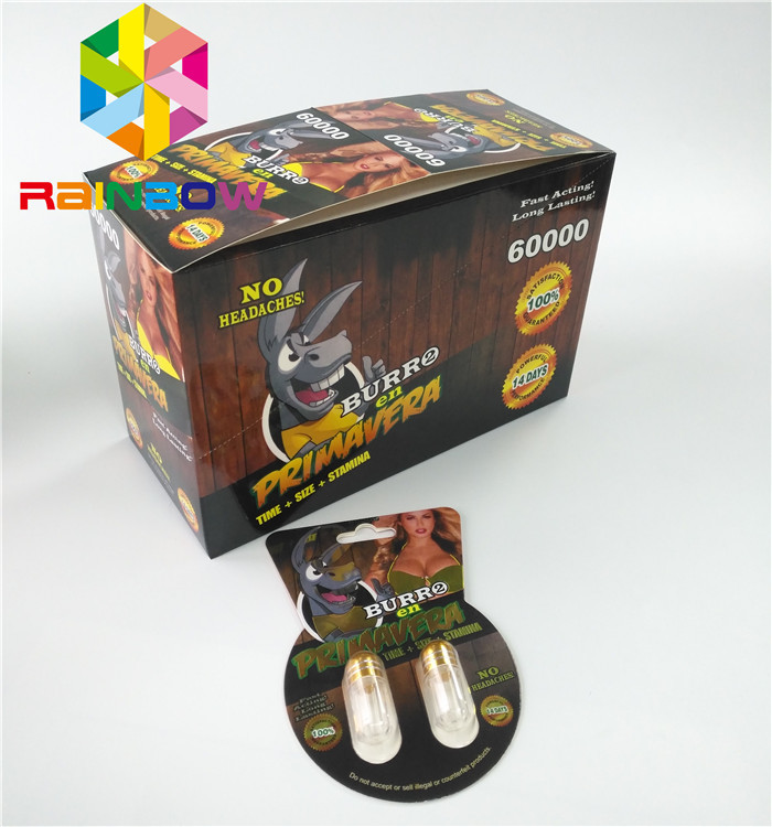 Opakowania z blistrami błyszczącymi Opakowania z niestandardowymi wkładkami wzmacniającymi Burro2 60000 Paper Card