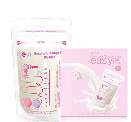 Double Stand Up Zipper Pouch, termozgrzewalne torby do pakowania Przechowywanie mleka z piersi