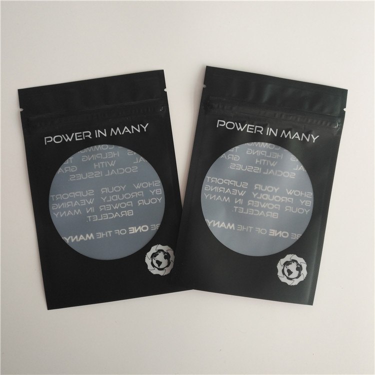 Błyszczące termozgrzewalne torby do pakowania Niestandardowe logo Zip Lock Bag Kolczyki Bransoletka Woreczki