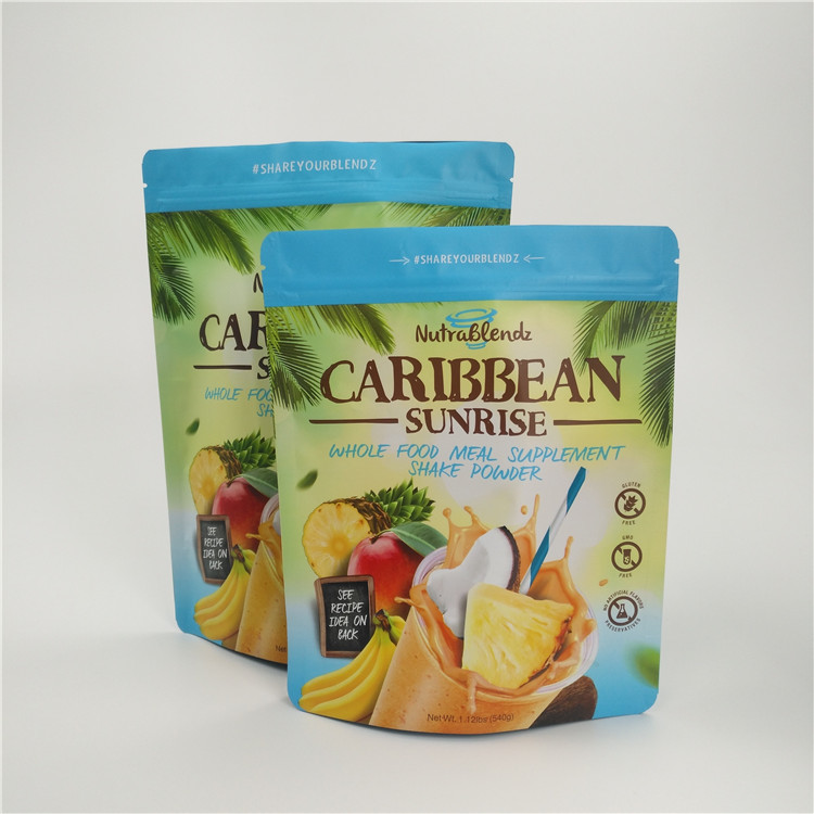 Druk wklęsły Stand Up Ziplock Torby, woreczek z folii aluminiowej w proszku z zamkiem