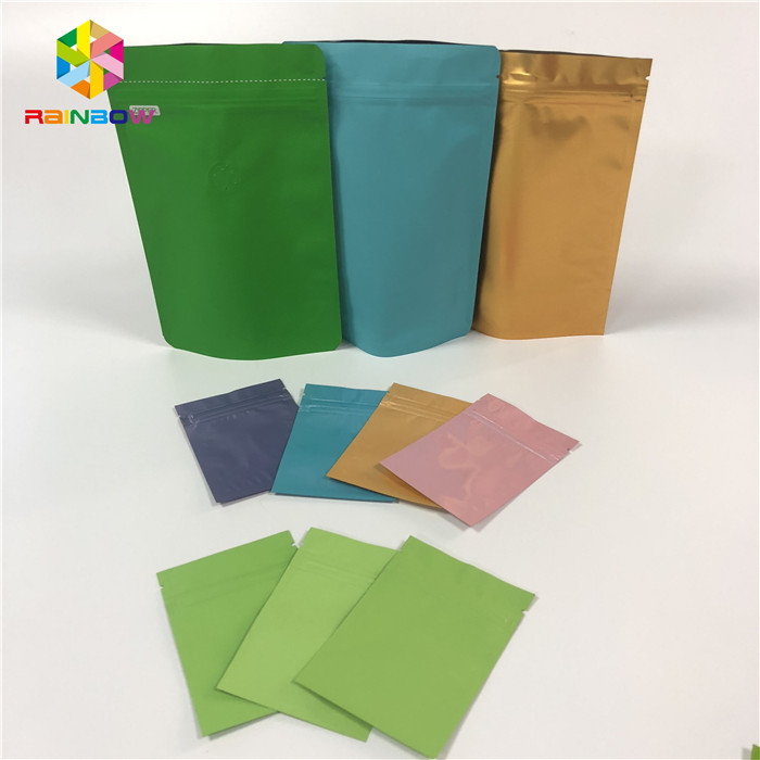 Food Grade Folia Pouch Opakowanie Płaskie Zip Blokada Folia Termozgrzewalna Torby z folii wielokrotnego użytku