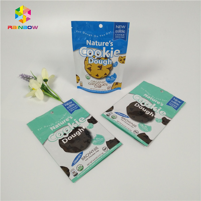 Kolorowe małe torby z folii aluminiowej do pakowania żywności Mylar Zamek błyskawiczny do ciastek / owoców suchych