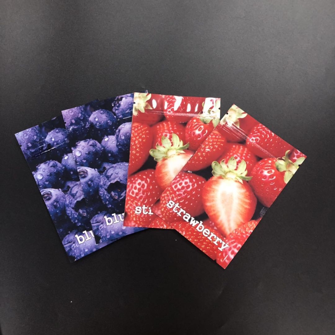 Folia wyłożona błyszczącym materiałem Ziołowe opakowanie kadzidła 3 boczne uszczelnione płaskie torby Drukowane na zamówienie