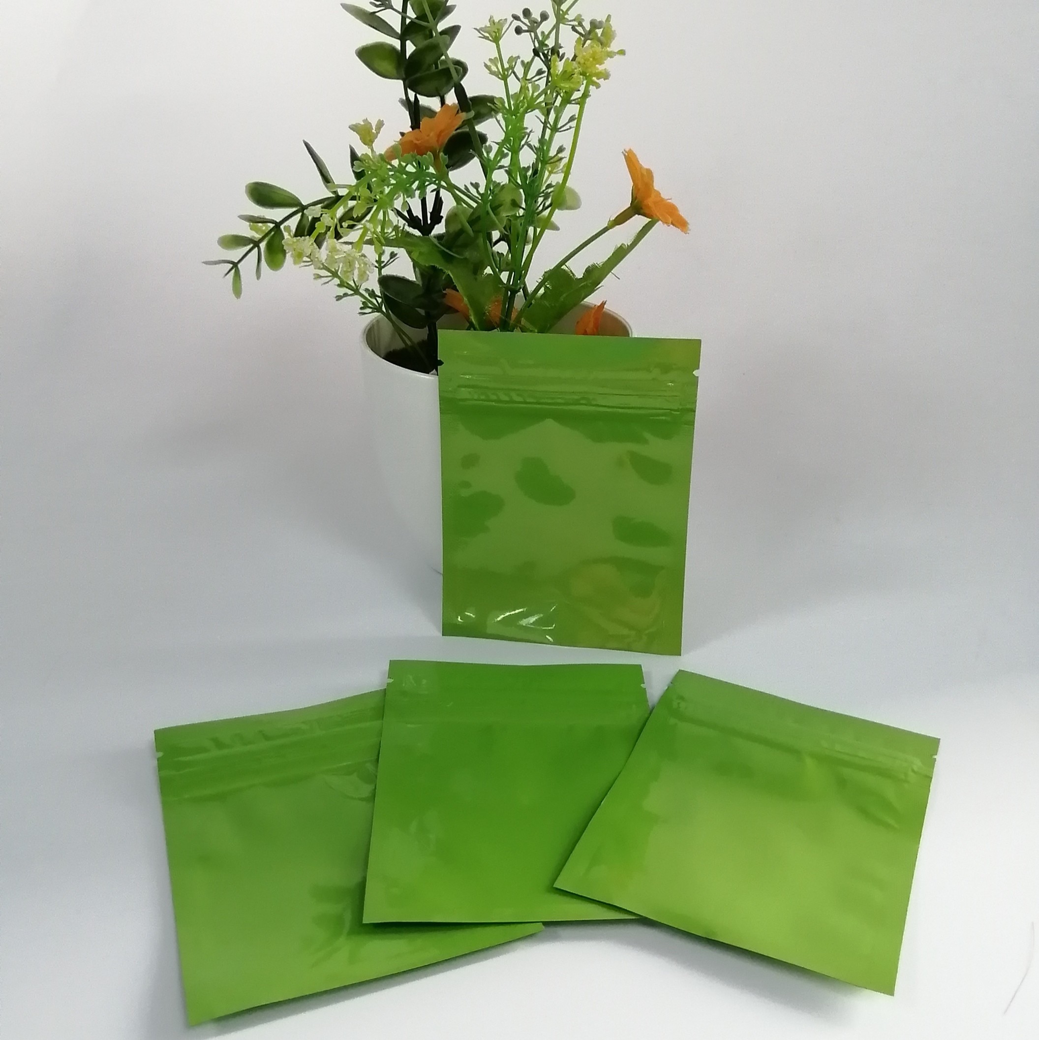 Plastikowa Mała Saszetka Niestandardowe Torby Ziplock Folia Aluminiowa Wewnątrz Dowód Wilgotności