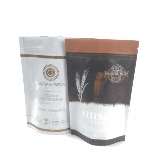 Zip Lock Plastikowe woreczki Opakowania Folia aluminiowa Worki do kawy Gravnre Printing