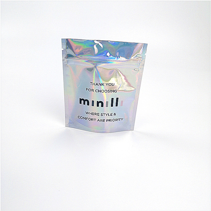 Makijaż Organizer Bag Dostosowany rozmiar Hologram Laser Hologram Mylar Ziplock