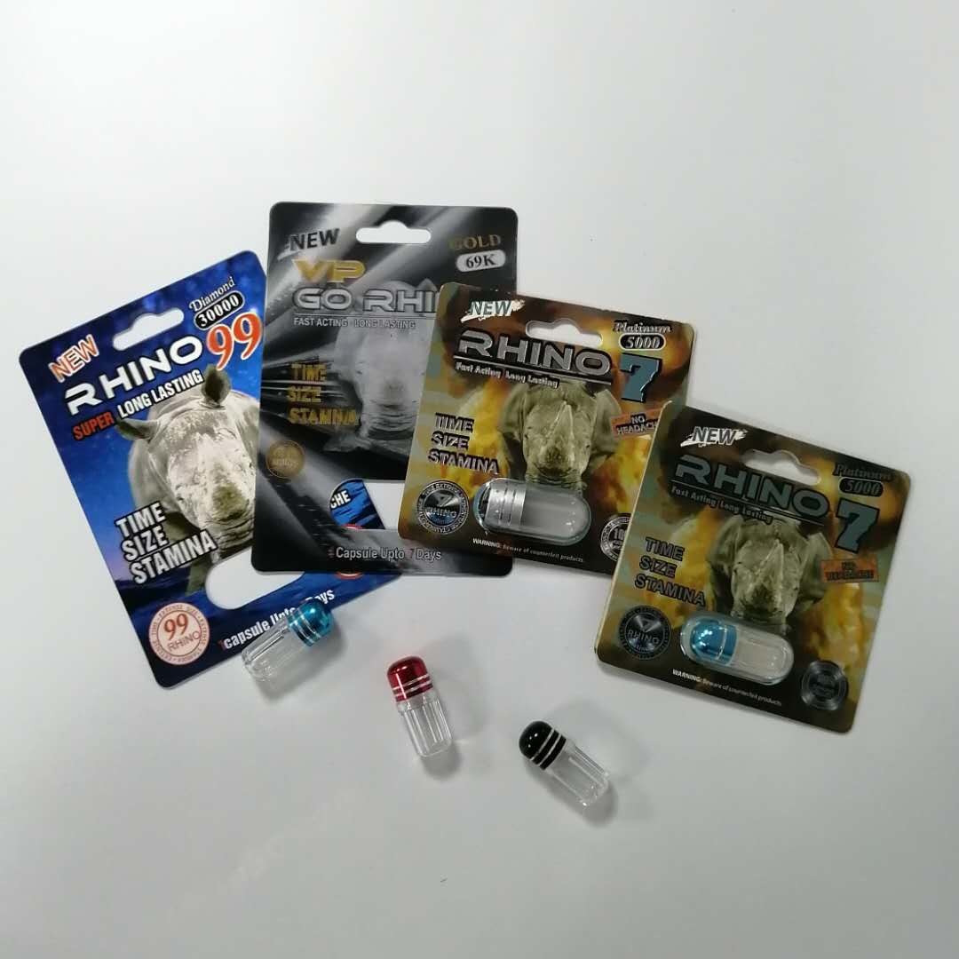 Powful Men Sex Power Medicine Opakowanie typu blister Opakowanie seksualne Pakiet pigułek Rhino 69