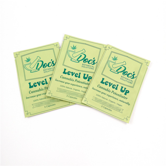 Dostosowane woreczki foliowe z nadrukiem Cbd do pakowania papierosów / tytoniu