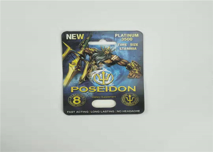 Ekologiczne opakowanie na blister Kartka na papier Rhino 7 Pudełko na męskie kapsułki Enhancer