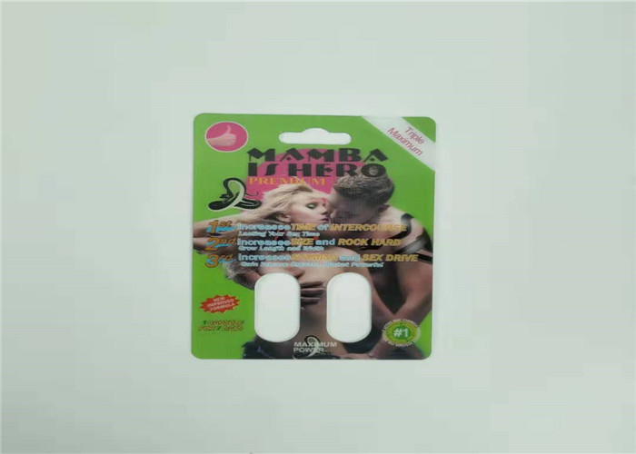 Mamba 3d Efekt opakowania blisterowego Dostosowane drukowanie do tabletek na kapsułki