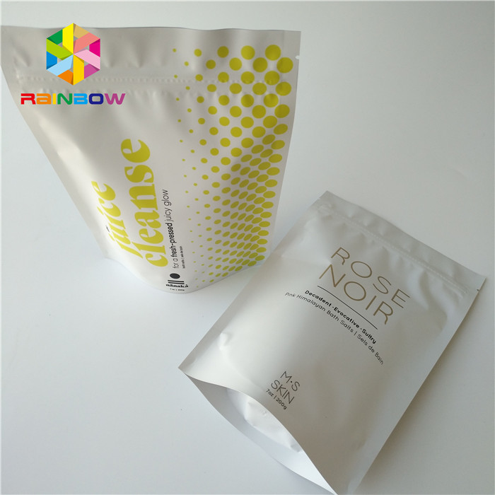 Stojąca kosmetyczna folia z nadrukiem Ziplock Kokosowy / Kawowy peeling do ciała