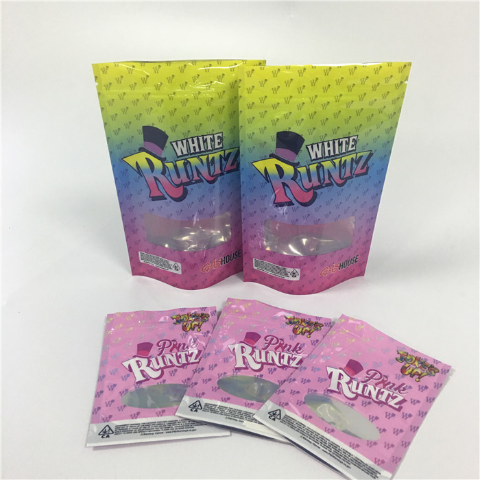 Zapachowe ziołowe kadzidełko Opakowanie Mini Ziplock Weed Plastikowe torby na ciastka CBD z liści