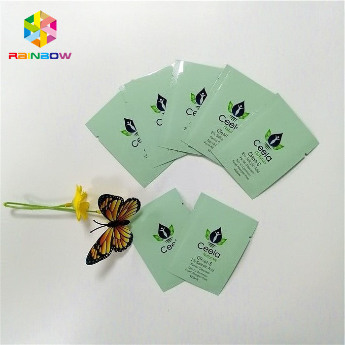 Wielobarwne pastelowe torby foliowe z mylaru Zgrzewane od góry z wycięciem na łzy 6x9 cm