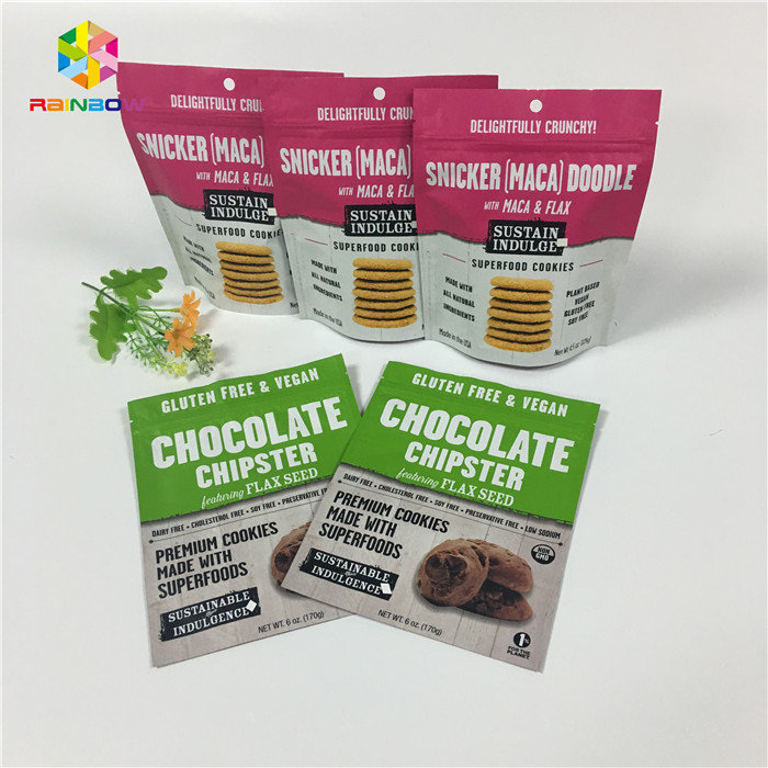 12 uncji 1-funtowe stojące torby z zipockiem, przyprawa w proszku z zypockowym etui Matte Printing