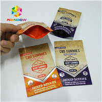 Długa żywotność Foliowe etui Opakowanie Zgrzew 1/8 uncji 1 uncja 1 uncja CBD Torba żelków