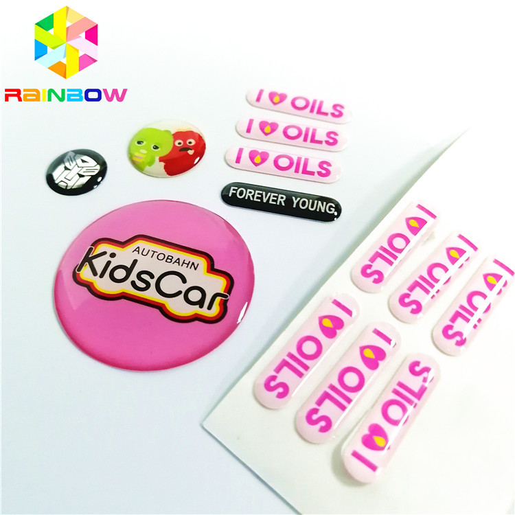 Materiały epoksydowe Etykiety termokurczliwe Druk offsetowy z wyciętym prostym rogiem