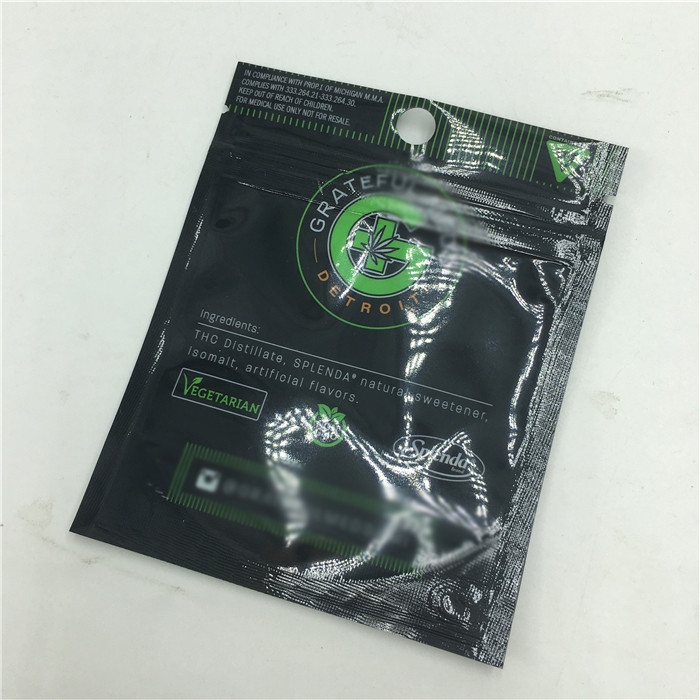 Wodoodporne plastikowe torby Opakowanie Przednie przezroczyste okno Ziplock Seeds Pack
