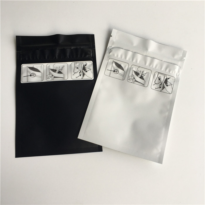 Zabezpieczenie przed dziećmi Zapachowe Ziplock Niestandardowe drukowanie Mylar Woreczki z folii aluminiowej na suche nasiona kwiatów Woreczki do pakowania