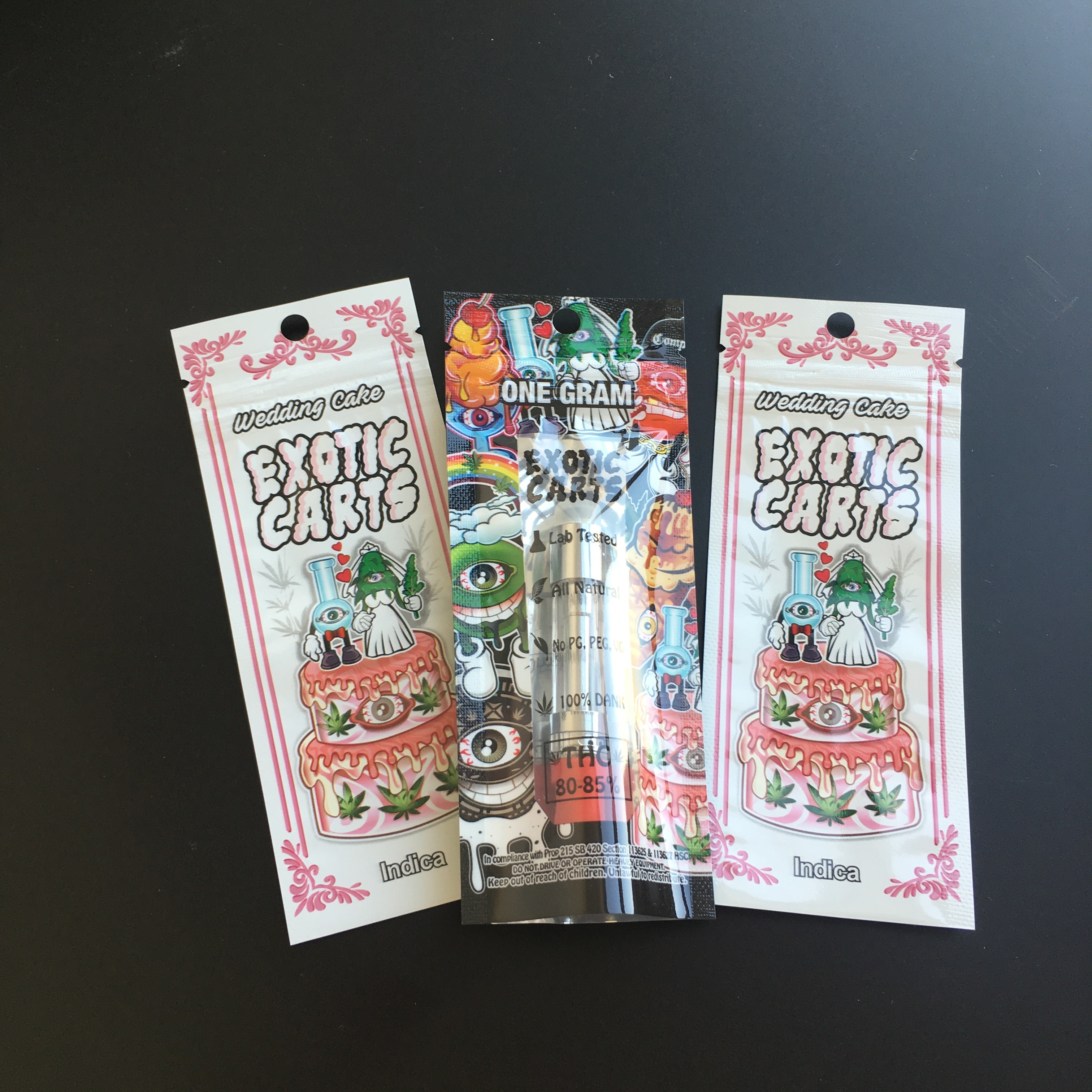 Plastikowe torebki foliowe z mylaru Opakowanie Zamek Niestandardowy nadruk do opakowań z tytoniu do cygar