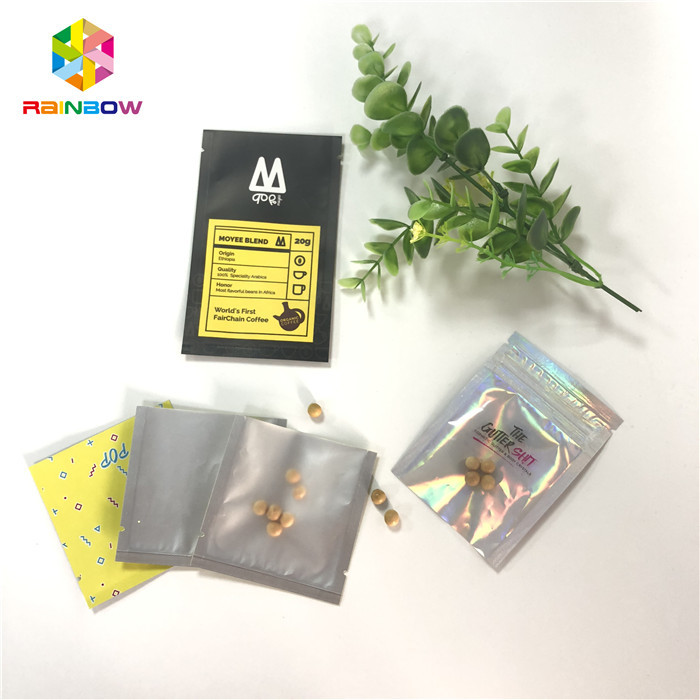 Zapachowe, zgrzewane kosmetyki Tabletki Tabletki Opakowanie Mini 3 x 5 cali z przezroczystym tyłem