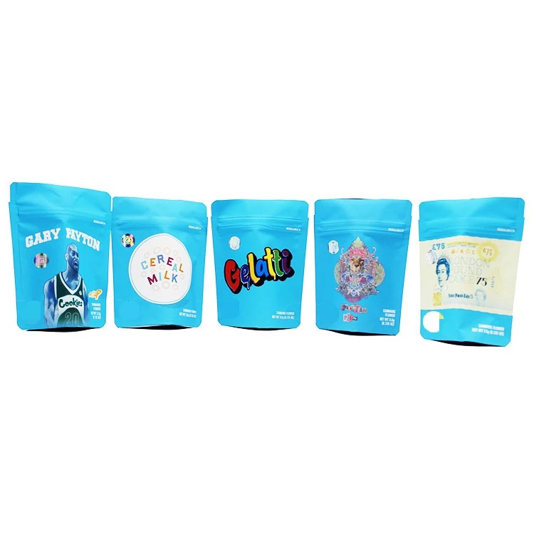 Certyfikowane przez SGS Ziołowe Kadzidełko Opakowanie Odporne na Zapachy Jadalne Torby Mylarowe Druk UV