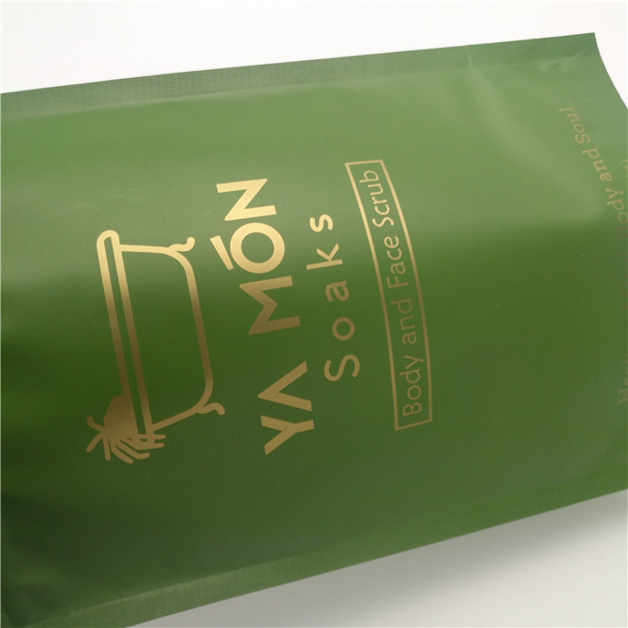 Stand Up Doypack Folia aluminiowa Ziplock Torby do pakowania 8 uncji 16 uncji Opakowanie do szorowania ciała