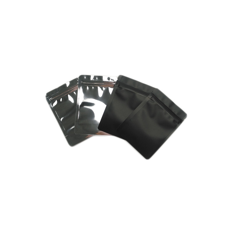 Plastikowe torebki o matowej powierzchni Opakowanie Folia aluminiowa Mała torba na zamek błyskawiczny na żywność