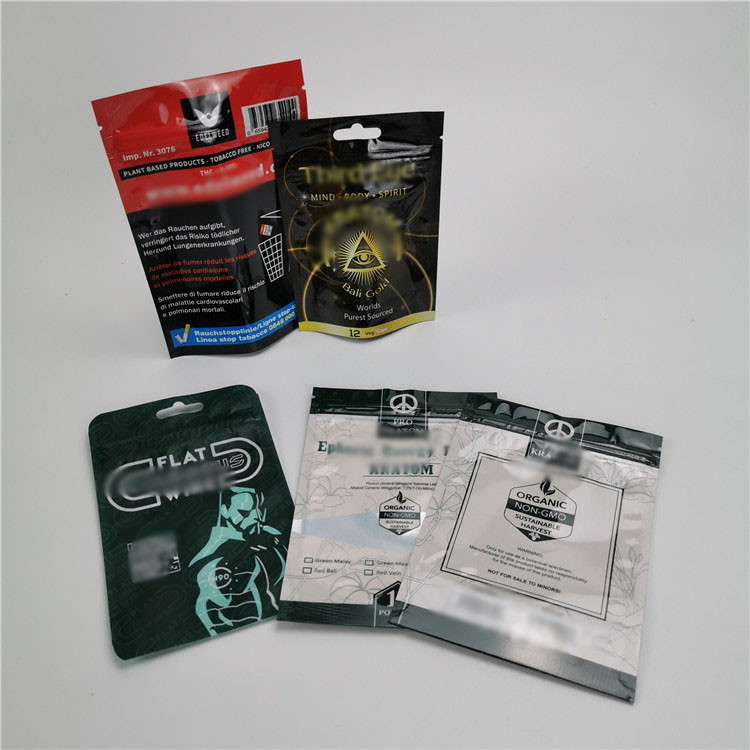 Cukierki Ciasteczka Opakowanie Plastikowa stojąca torebka Odporna na zapachy Odporna na dziecko torba wyjściowa